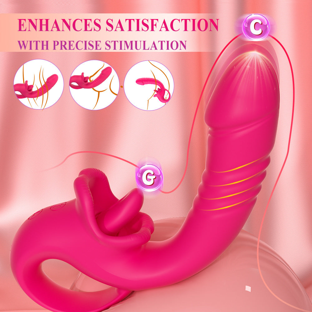 Wholesale G-Spot Clitoral Licking Vibrator