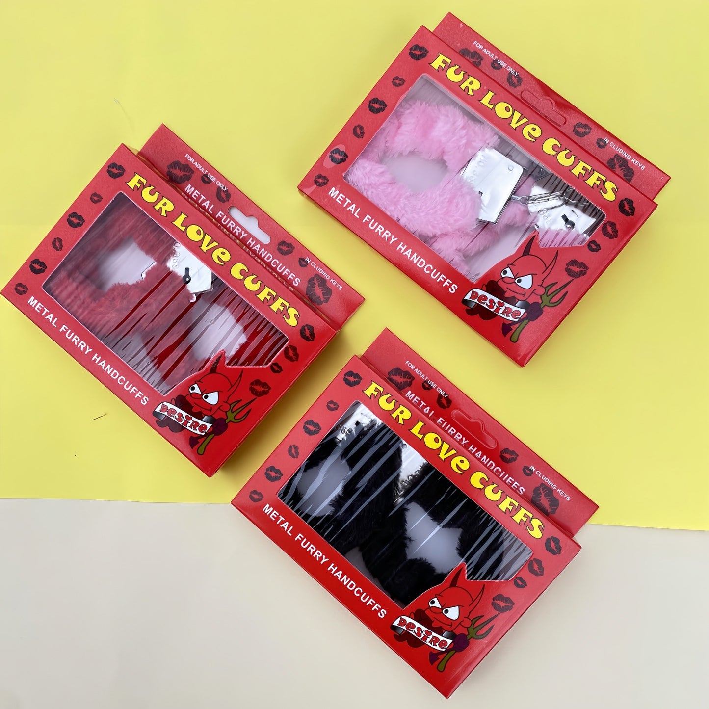 Wholesale BDSM handcuffs with exquisite retail packaging