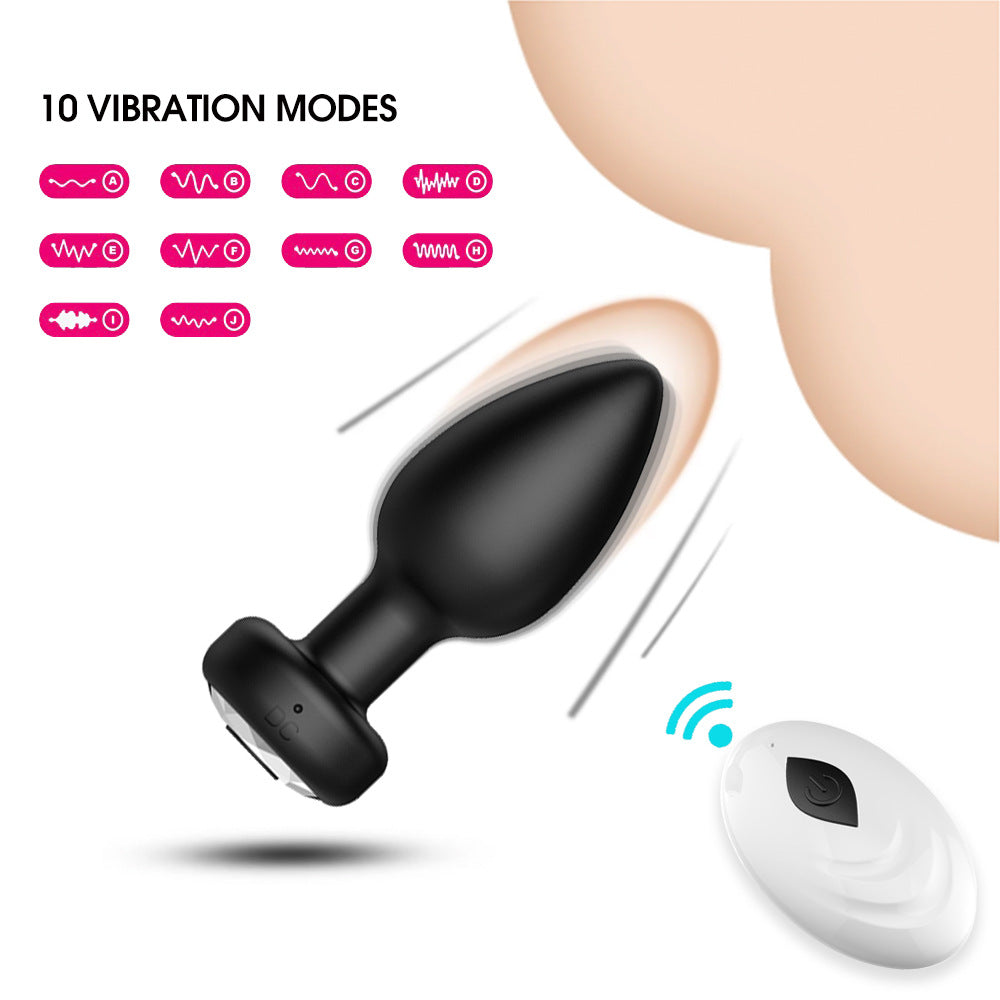 Wholesale 3Pcs Silicone Butt Plugs Training Kit with Remote Control