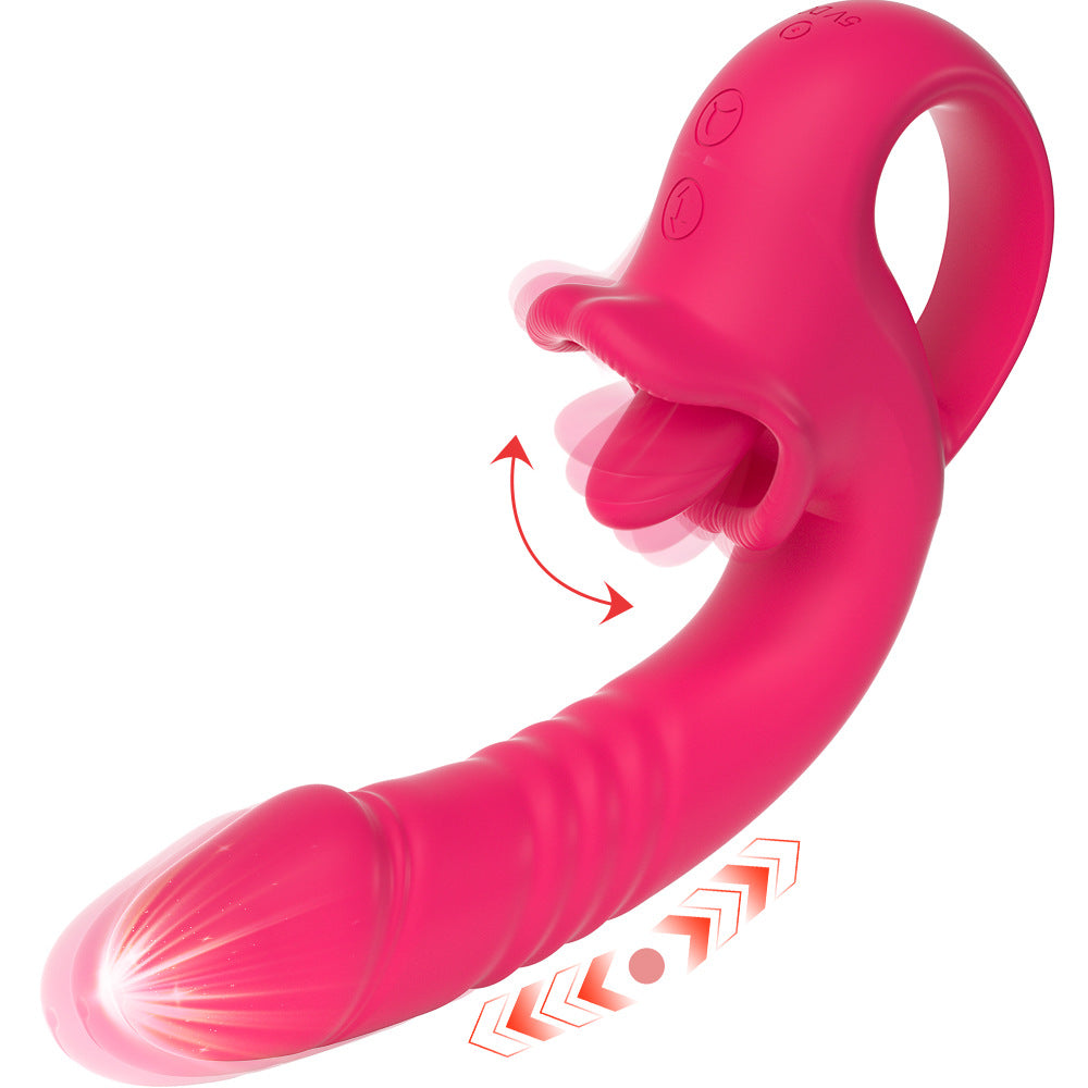 Wholesale G-Spot Clitoral Licking Vibrator