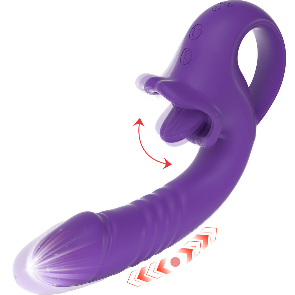Wholesale G-Spot Clitoral Licking Vibrator